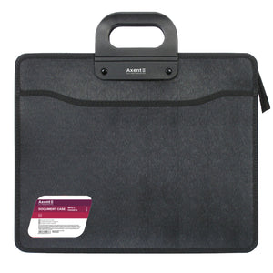 Портфель Axent 1603-01-A на блискавці, В4, 3 відділення, чорний
