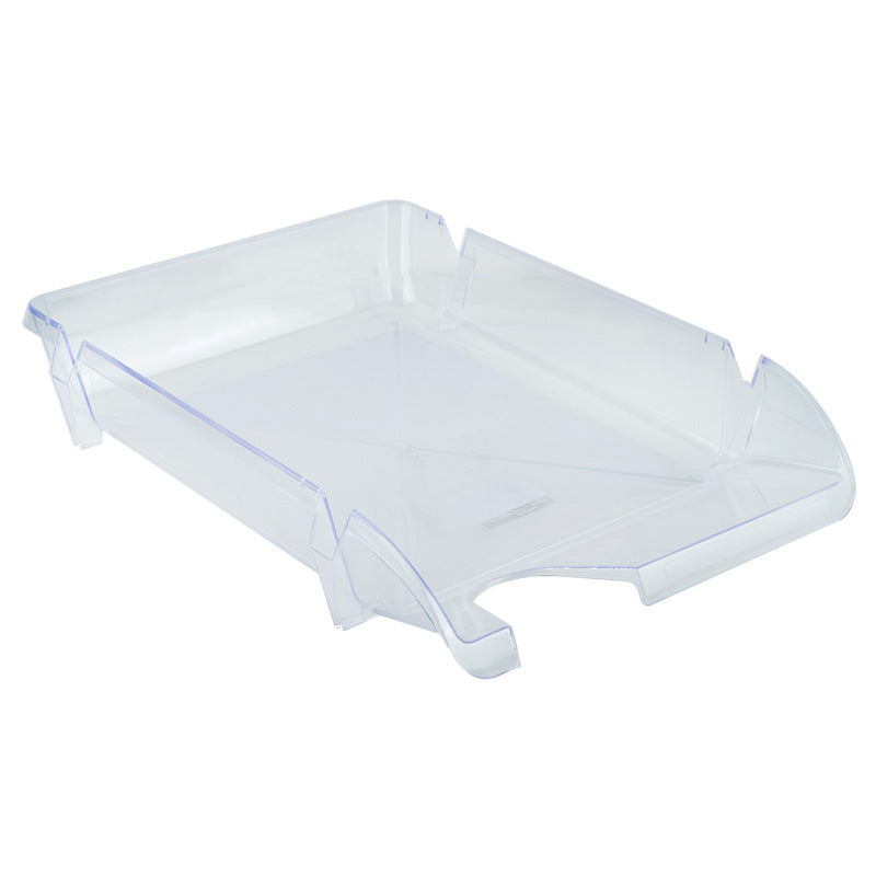 Лоток горизонтальный Axent Delta D4002, 365x275x70 мм, прозрачный