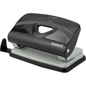 Діркопробивач для паперу Axent Exact-2 3910-01-A, металевий, 10 аркушів, чорний