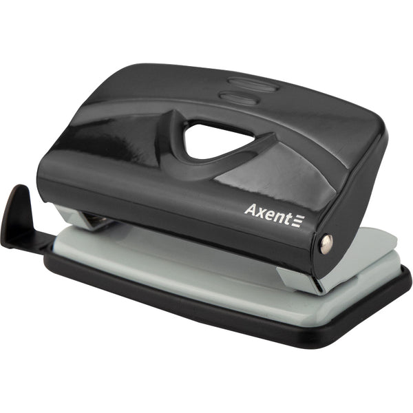 Діркопробивач для паперу Axent Exact-2 3910-01-A, металевий, 10 аркушів, чорний