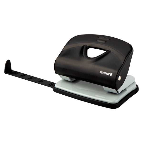 Дырокол для бумаги Axent Exakt-2 3920-01-A, металлический, 20 листов, черный