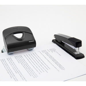 Дырокол для бумаги Axent Exakt-2 3930-01-A, металлический, 30 листов, черный