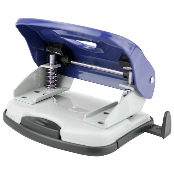 Діркопробивач для паперу Axent Exact-2 3930-02-A, металевий, 30 аркушів, синій