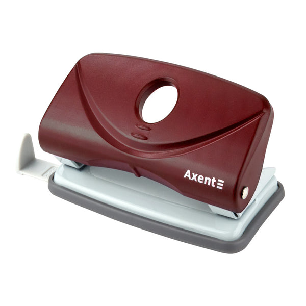 Дырокол для бумаги Axent Welle-2 3810-06-A, пластиковый, 10 листов, красный