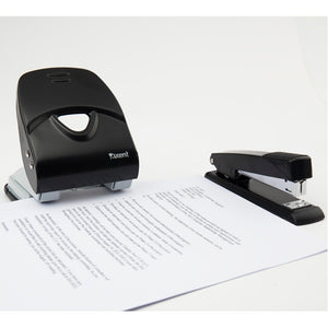 Діркопробивач для паперу Axent Exact-2 3940-01-A, металевий, 40 аркушів, чорний