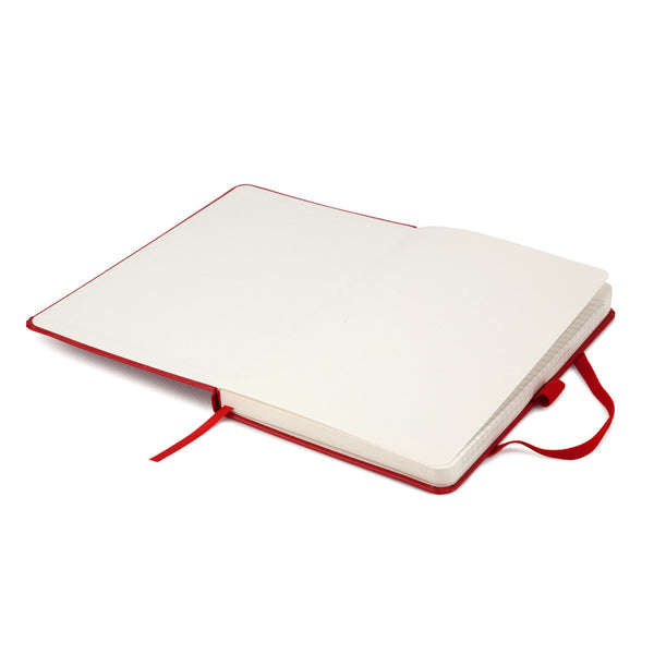 Книга записна Axent Partner 8201-03-A, A5-, 125x195 мм, 96 аркушів, клітинка, тверда обкладинка, червона