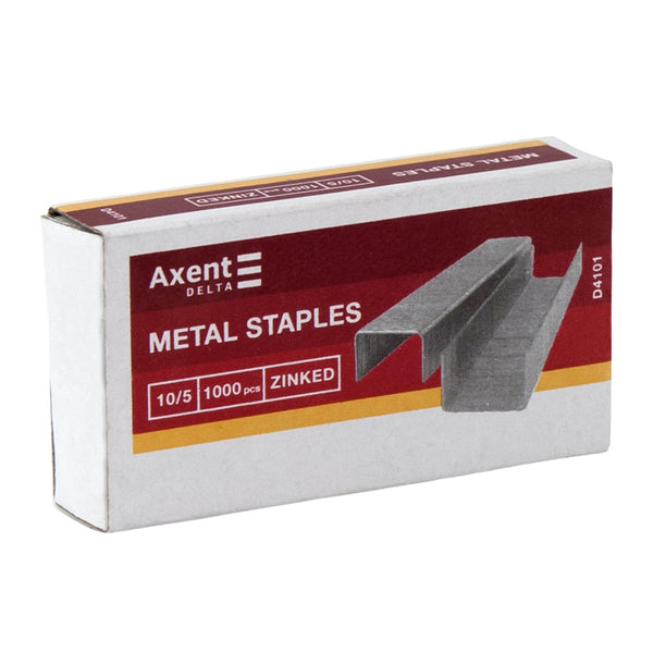 Скобы для степлеров Axent Delta D4101, №10/5, 1000 штук