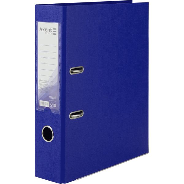 Папка-регистратор Axent Delta D1712-02C, двусторонняя, A4, 75 мм, собранная, синяя