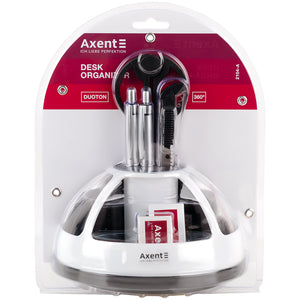 Набір настільний Axent Duoton 2104-01-A, 9 предметів, білий