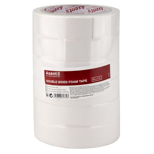 Стрічка клейка двостороння Axent 3112-A, 24 мм х 2 м, спінена