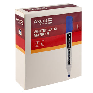 Маркер Axent Delta Whiteboard D2800-06, 2 мм, круглий червоний