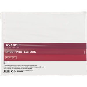 Файл Axent 2006-00-A А3, глянцевий, 40 мкм, 100 штук, горизонтальний