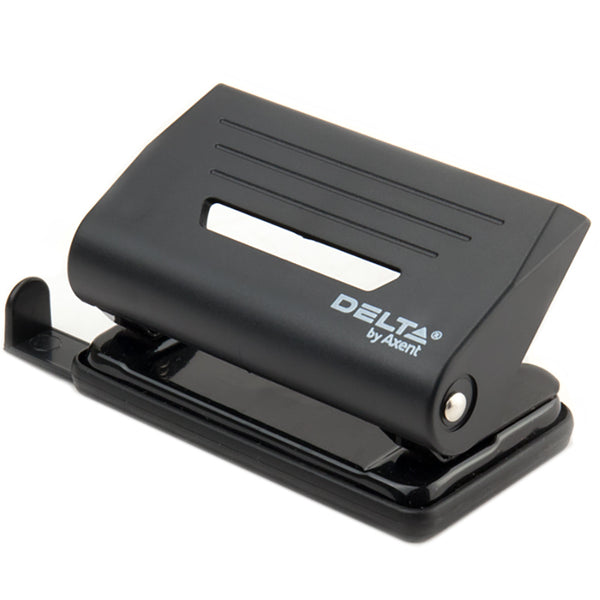 Дырокол для бумаги Axent Delta D3610-01, пластиковый, 10 листов, черный
