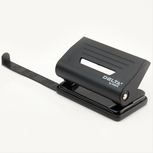 Дырокол для бумаги Axent Delta D3610-01, пластиковый, 10 листов, черный