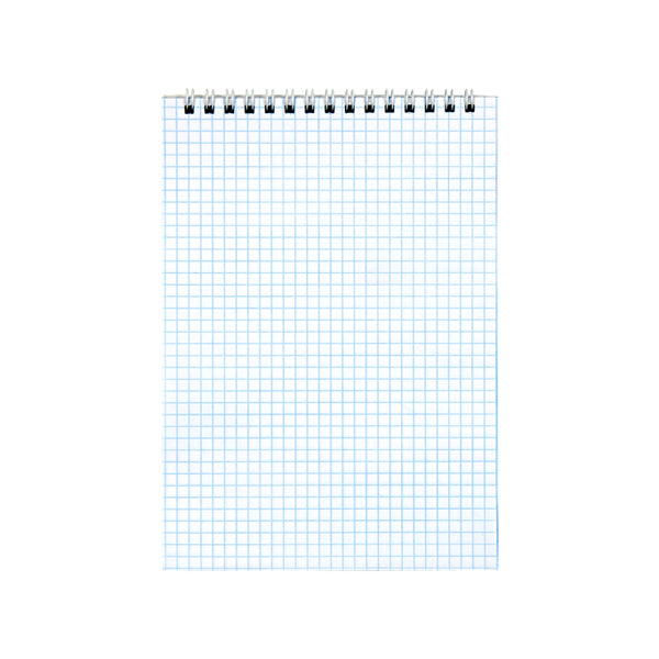 Блокнот на спіралі Axent Delta D8012-01, A5, 145x210 мм, 48 аркушів, клітинка, гнучка обкладинка, асорті