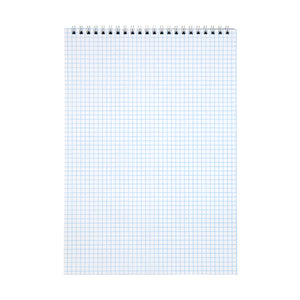 Блокнот на спіралі Axent Delta D8013-01, A4, 210x295 мм, 48 аркушів, клітинка, гнучка обкладинка, асорті