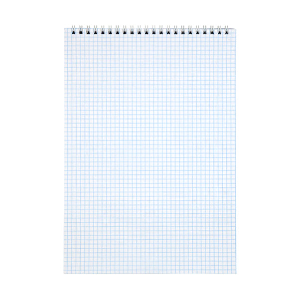 Блокнот на спіралі Axent Delta D8013-01, A4, 210x295 мм, 48 аркушів, клітинка, гнучка обкладинка, асорті