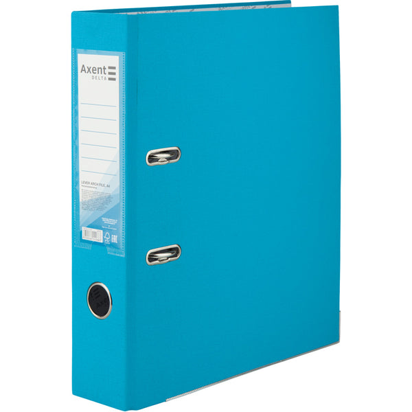 Папка-регистратор Axent Delta D1714-29P, односторонняя, A4, 75 мм, разобранная, светло-голубая