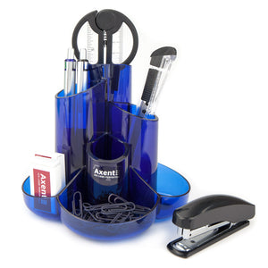 Набір настільний Axent Cascade 2105-02-A, 9 предметів, синій