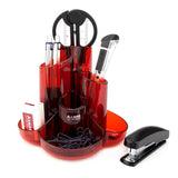 Набір настільний Axent Cascade 2105-06-A, 9 предметів, червоний Набір настільний Axent Cascade 2105-06-A, 9 предметів, червоний