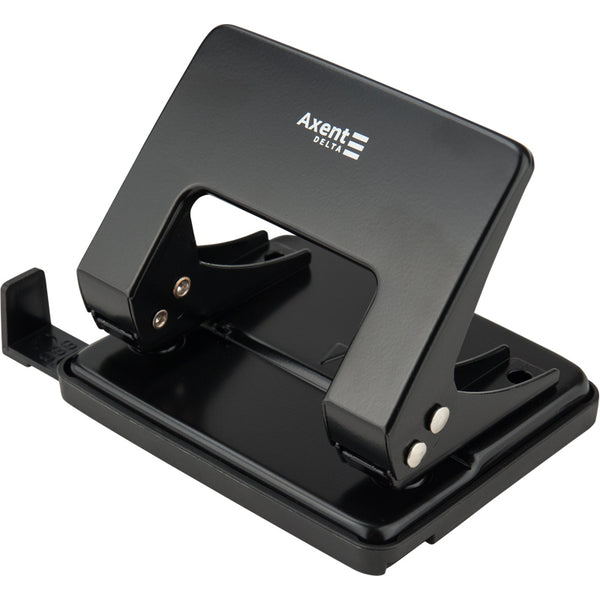 Діркопробивач для паперу Axent Delta D3520-01, металевий, 20 аркушів, чорний