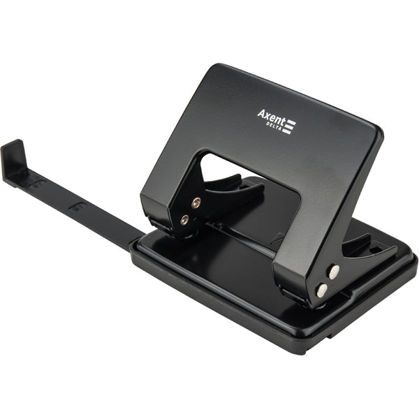 Діркопробивач для паперу Axent Delta D3520-01, металевий, 20 аркушів, чорний