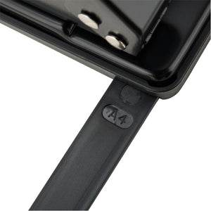 Діркопробивач для паперу Axent Delta D3520-01, металевий, 20 аркушів, чорний