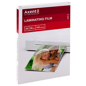Плівка для ламінування Axent 2050-A, 80 мкм, A5, 154х216 мм, 100 штук