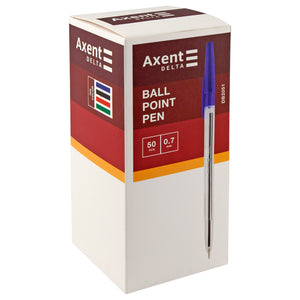 Ручка кулькова Axent Delta DB2051-06, 0.7 мм, червона