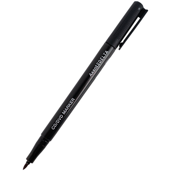 Маркер Axent Delta CD/DVD D2703-01, 1 мм, круглий чорний