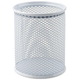 Підставка для ручок Axent 2110-21-A кругла, металева сіточка, 80х80х100мм, біла Підставка для ручок Axent 2110-21-A кругла, металева сіточка, 80х80х100мм, біла