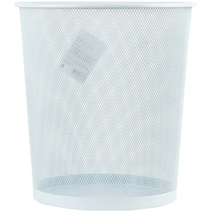 Кошик для паперу Axent 2119-21-A, металева сіточка, 12 л, білий
