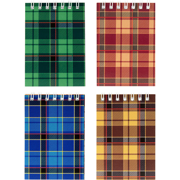 Блокнот на спіралі Axent Delta D8014-01, A7, 48 аркушів, клітинка, гнучка обкладинка, асорті