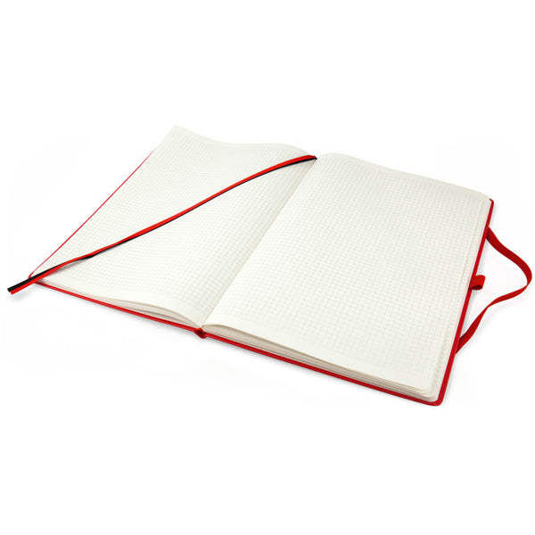 Книга записная Axent Partner Grand 8203-06-A, A4, 210x295 мм, 100 листов, клетка, hard cover, красная