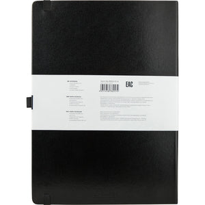 Книга записна Axent Partner Grand 8303-01-A, A4, 210x295 мм, 100 аркушів, крапка, тверда обкладинка, чорна