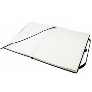 Книга записна Axent Partner Grand 8303-01-A, A4, 210x295 мм, 100 аркушів, крапка, тверда обкладинка, чорна