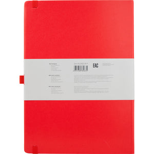 Книга записна Axent Partner Grand 8303-06-A, A4, 210x295 мм, 100 аркушів, крапка, тверда обкладинка, червона