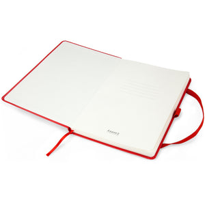 Книга записна Axent Partner Prime 8305-06-A, A5, 145x210 мм, 96 аркушів, клітинка, тверда обкладинка, червона