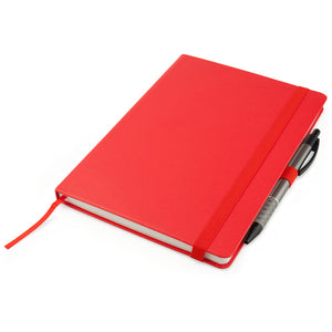 Книга записна Axent Partner Prime 8305-06-A, A5, 145x210 мм, 96 аркушів, клітинка, тверда обкладинка, червона