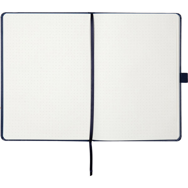 Книга записна Axent Partner 8306-02-A, A5-, 125x195 мм, 96 аркушів, крапка, тверда обкладинка, темно-синя