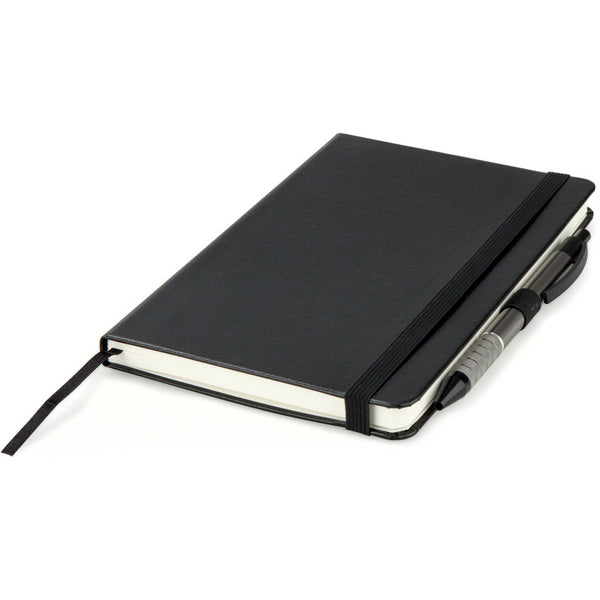 Книга записна Axent Partner 8306-01-A, A5-, 125x195 мм, 96 аркушів, крапка, тверда обкладинка, чорна