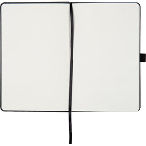 Книга записна Axent Partner 8307-01-A, A5-, 125x195 мм, 96 аркушів, нелінований, тверда обкладинка, чорна