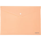 Папка на кнопке Axent Pastelini 1412-42-A, А4, персиковая Папка на кнопке Axent Pastelini 1412-42-A, А4, персиковая