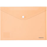 Папка на кнопці Axent Pastelini 1522-42-A, А5, персикова Папка на кнопці Axent Pastelini 1522-42-A, А5, персикова