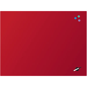 Дошка скляна магнітно-маркерна Axent 9616-06-А, 90х120 см, червона
