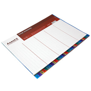 Розділювач сторінок Axent 1931-10-A, 1-31, кольоровий