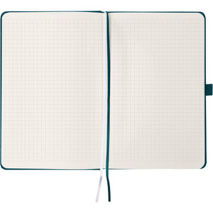 Книга записна Axent Partner 8201-31-A, A5-, 125x195 мм, 96 аркушів, клітинка, тверда обкладинка, малахіт