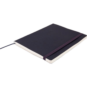 Книга записна Axent Partner Soft L, 8615-02-A, 190x250 мм, 96 аркушів, клітинка, гнучка обкладинка, синя