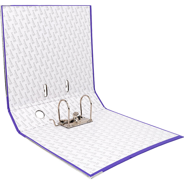 Папка-регистратор Axent Delta D1714-11C, односторонняя, A4, 75 мм, собранная, фиолетовая