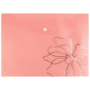 Папка на кнопці Axent Peachy Mood 1496-28-A, А5+